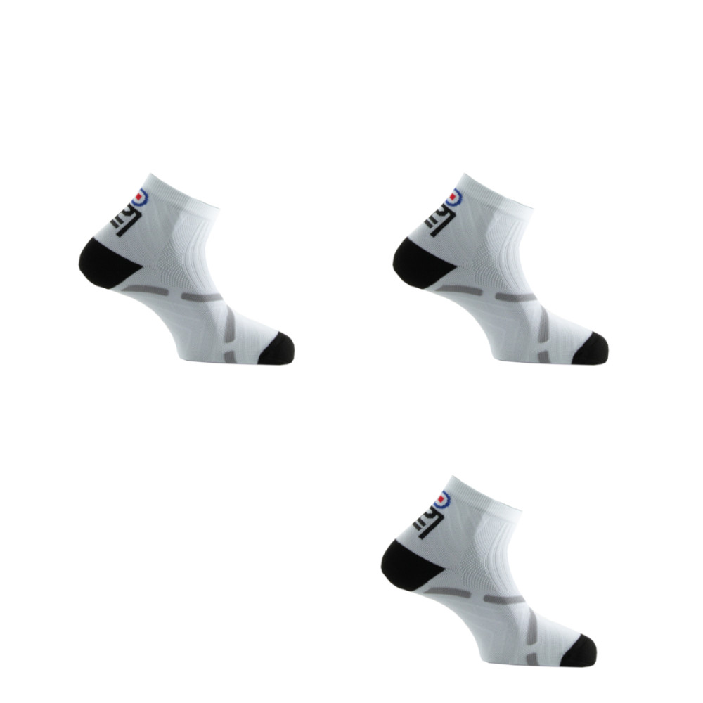 Socquettes Run Experience lot de 3, THYO
