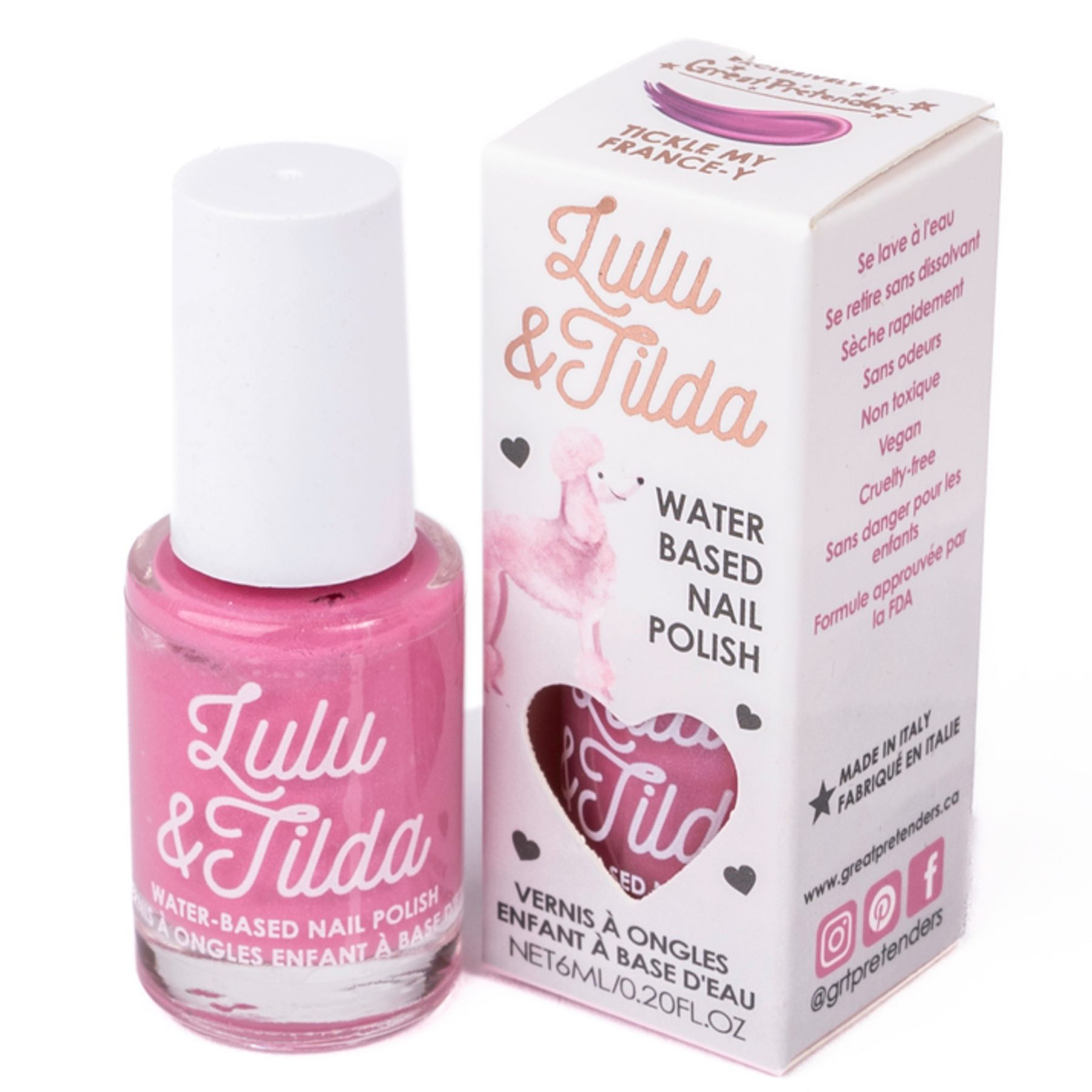 Coffret maquillage enfant vernis à l'eau & rouge à lèvres, GREAT PRETENDERS