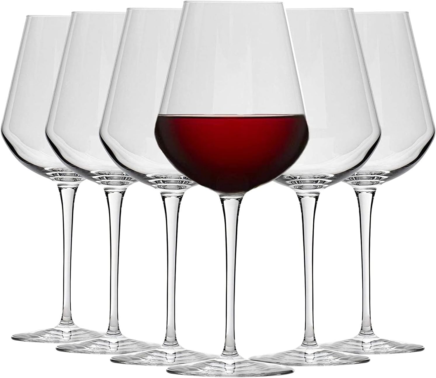 Lot de 6 verres à vin rouge, INALTO, BORMIOLI ROCCO