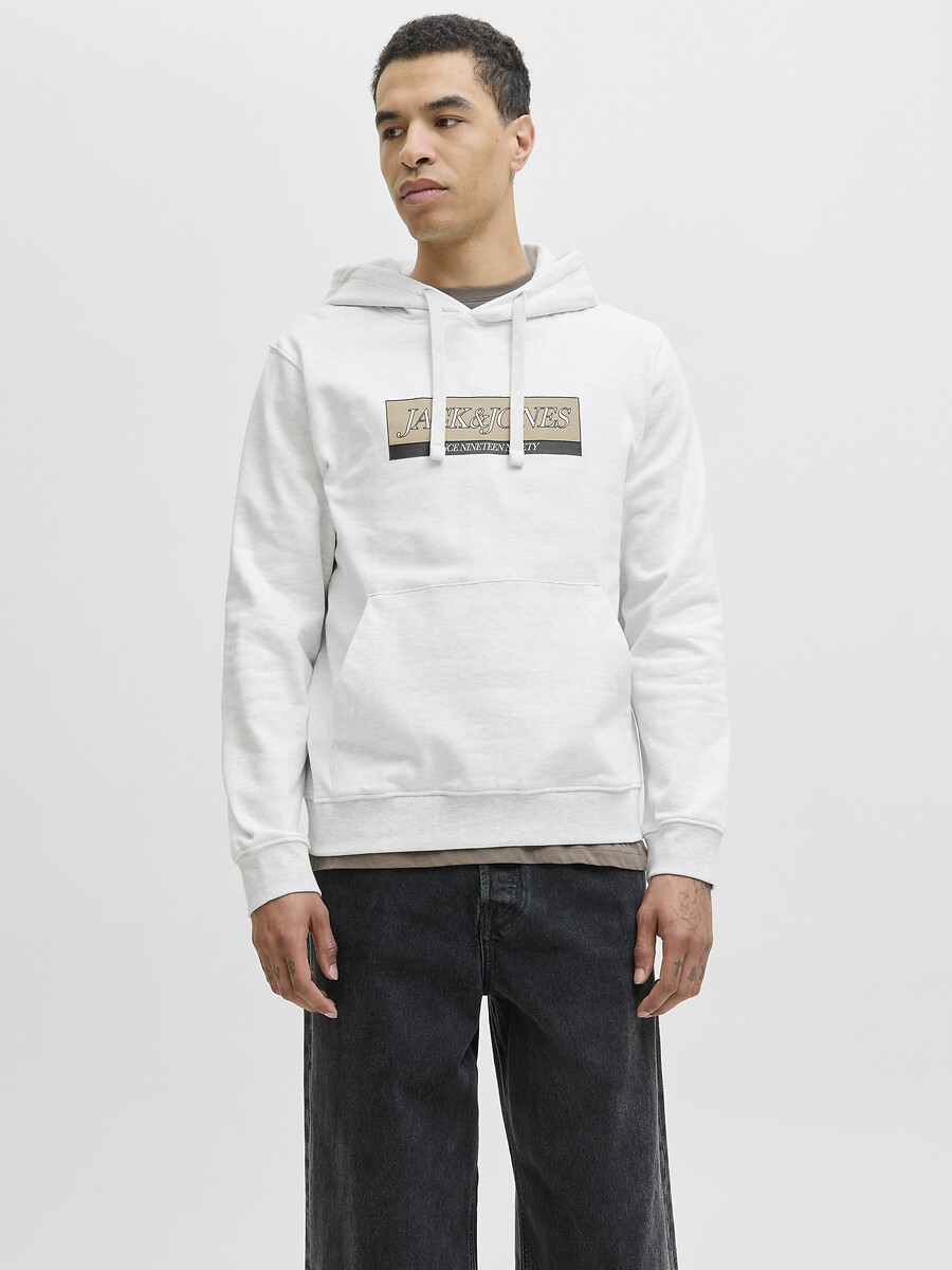 Sweat à capuche, logo, JACK & JONES