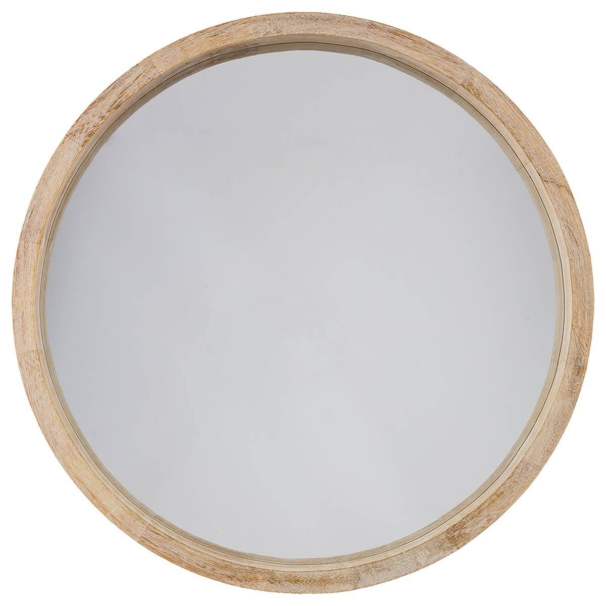 MIROIR MURAL ENFANT MAISON ROTIN - Beige clair