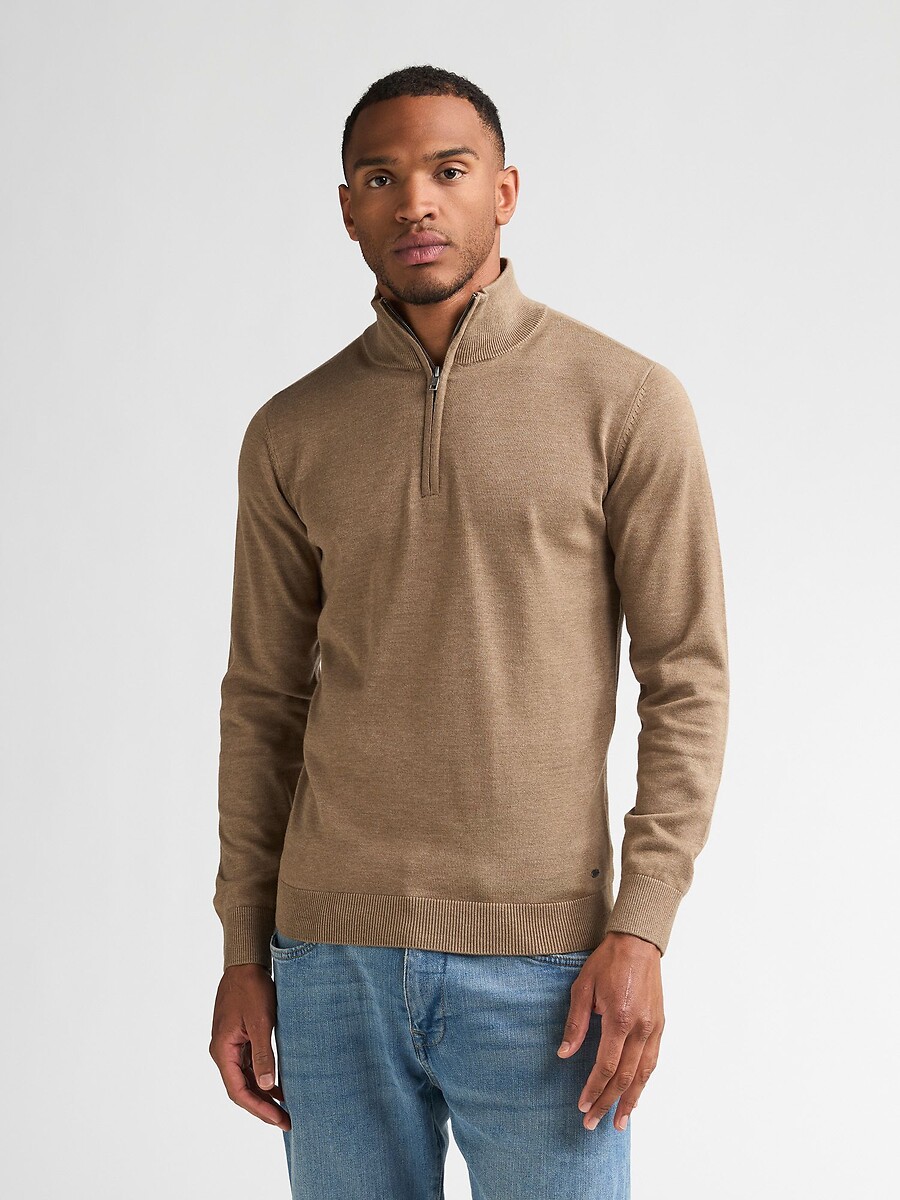 Pull col montant en fine maille, PETROL INDUSTRIES
