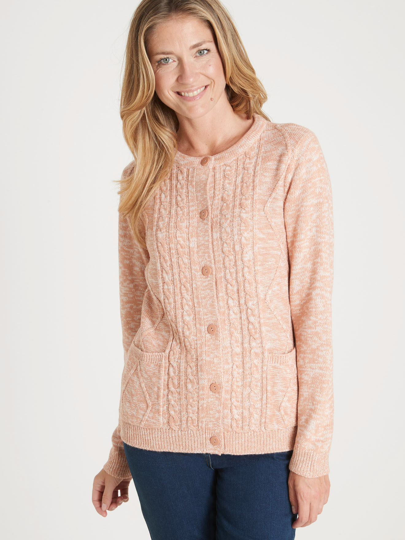 Gilet cardigan chaud col rond, DAXON