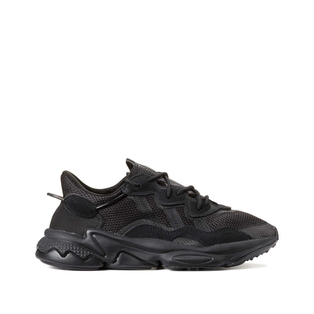 black adidas ozweego trainers