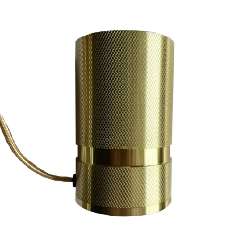 Socle Lampe Madison Doré Pour Ampoule Message, MILLUMINE