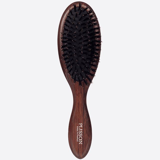 Brosse à Cheveux Pneumatique Pm 100% Sanglier Bois Fonce Plisson | La ...