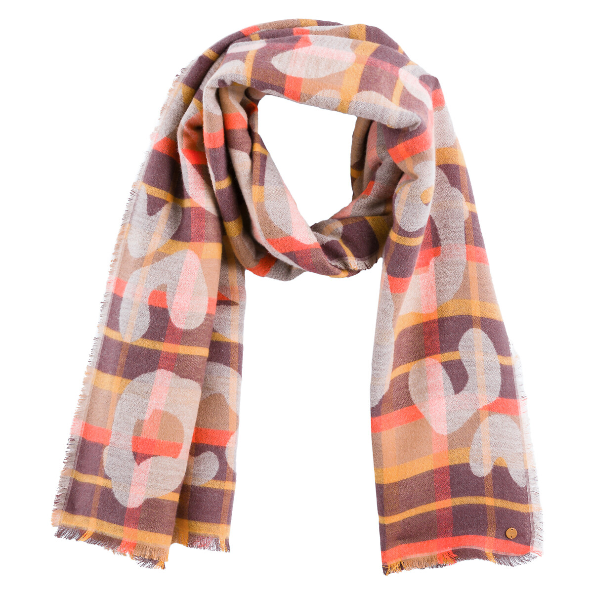 Image of Printed Cotton Mix Scarf