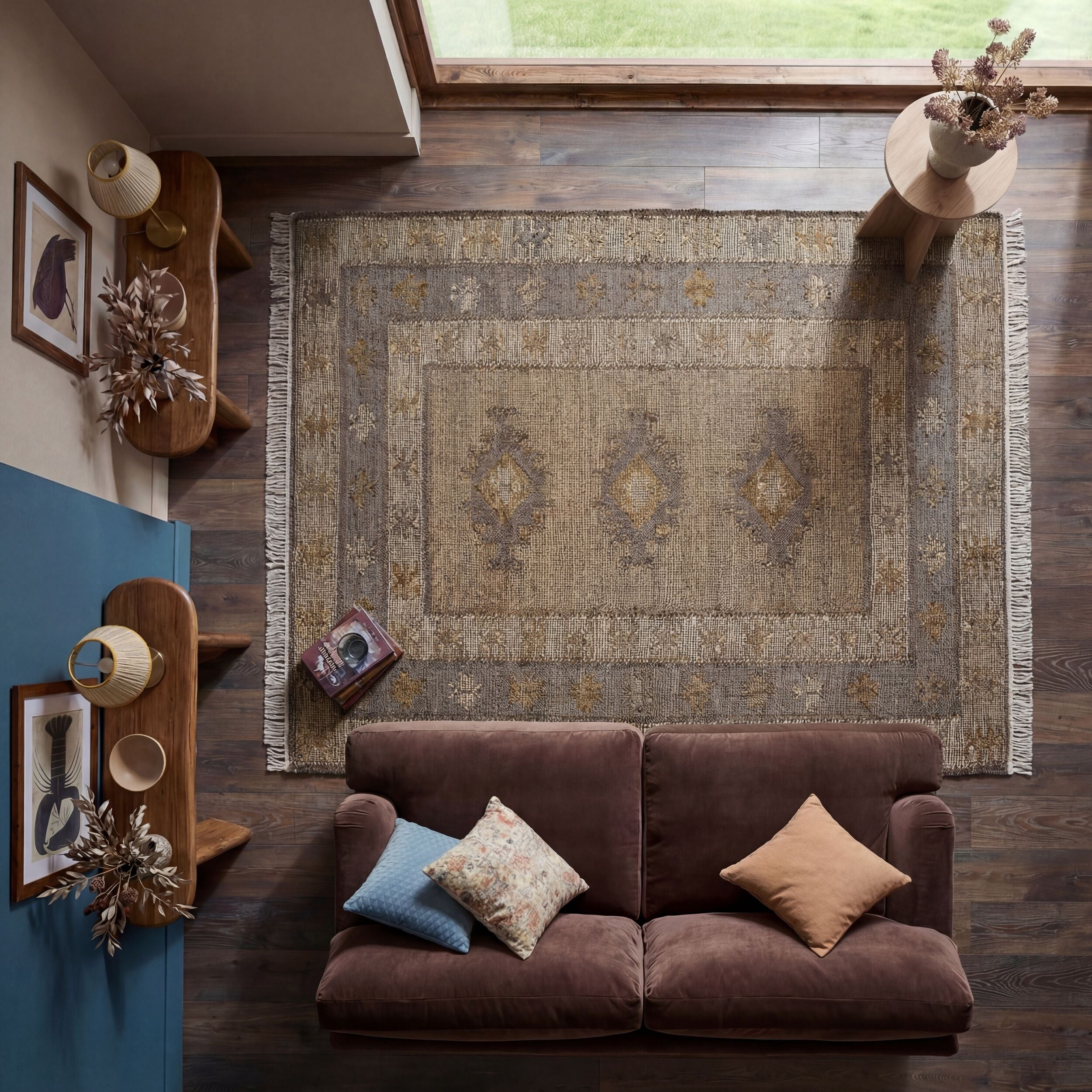 Tapis en jute et laine AVENA VINTAGE, FLAIR RUGS