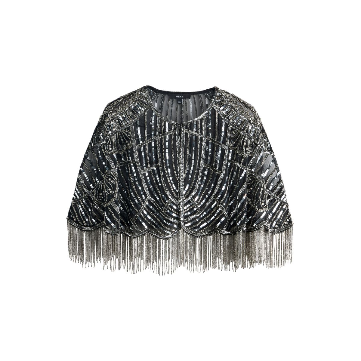 Veste cape ornée de perles, NEXT