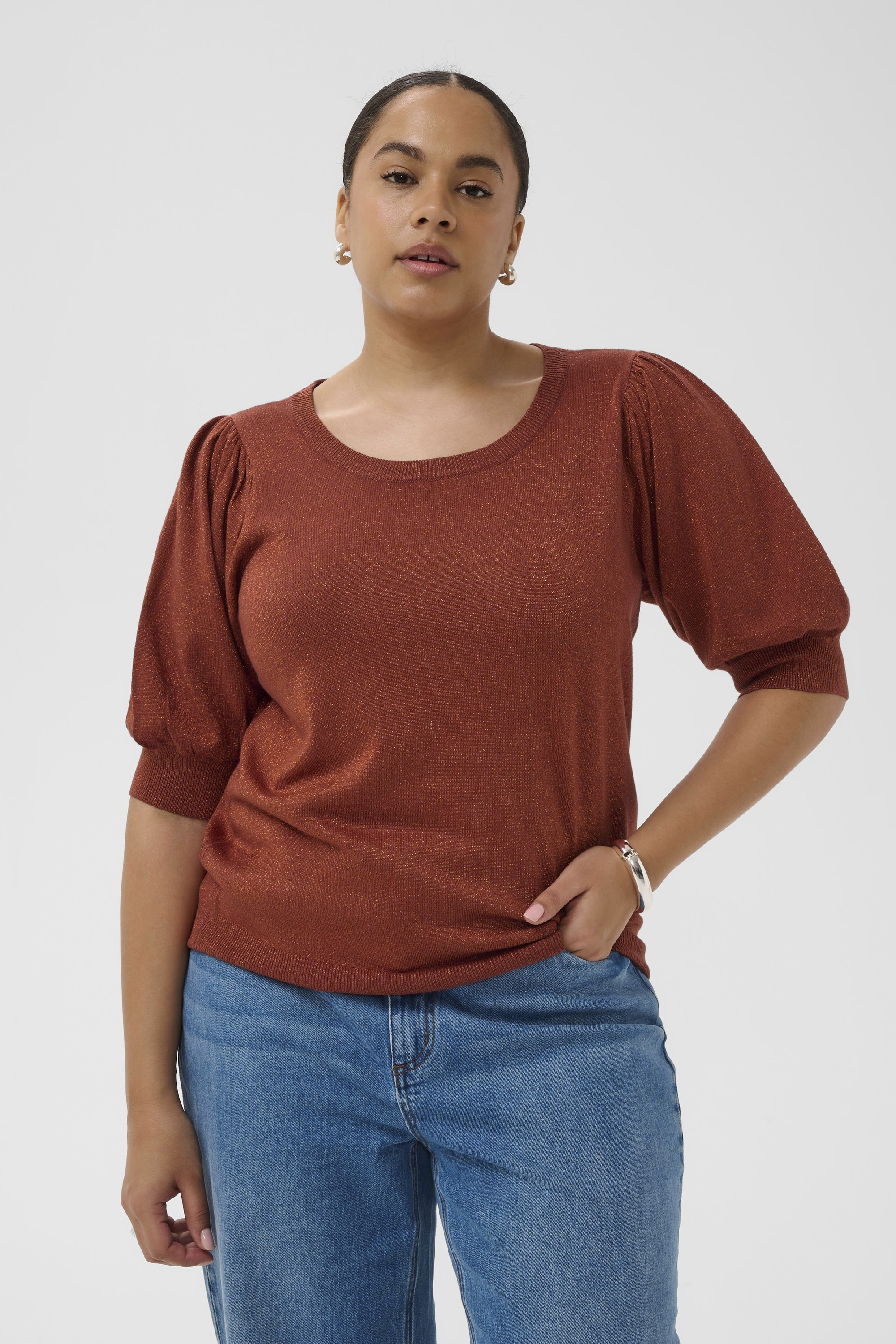 Pullover tricoté, KAFFE CURVE