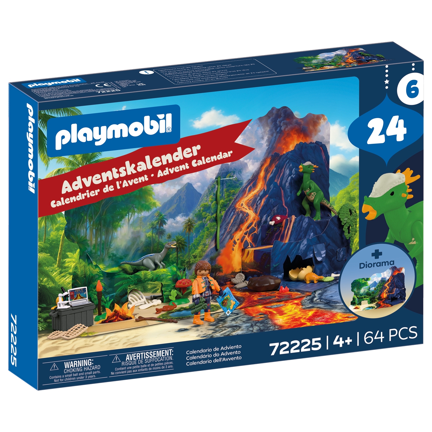 Chrismas Calendrier de l'Avent Dinos, PLAYMOBIL