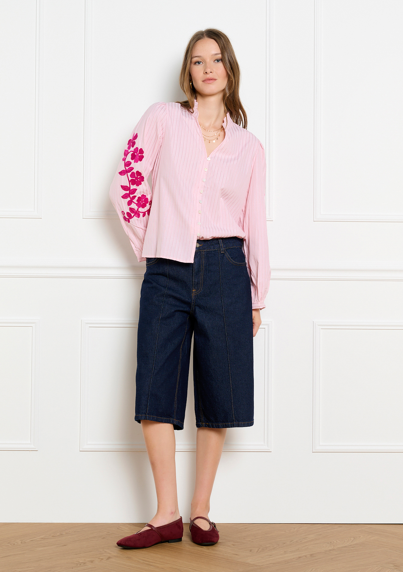 Chemise brodée, LOLALIZA