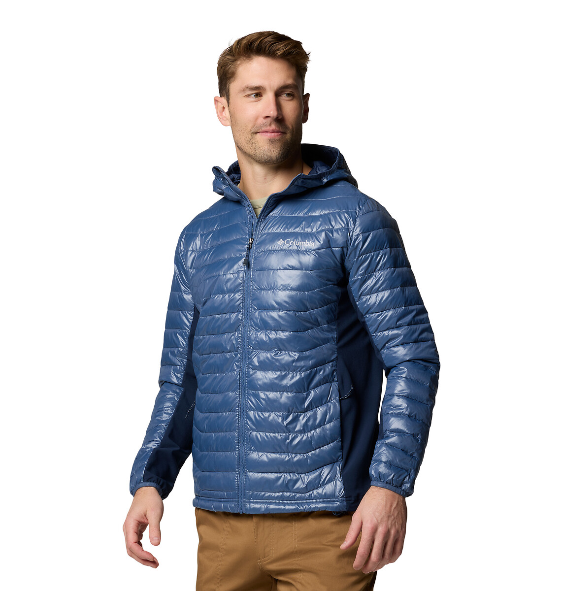 Thin Hooded Down Jacket, Powder Pass, COLUMBIA