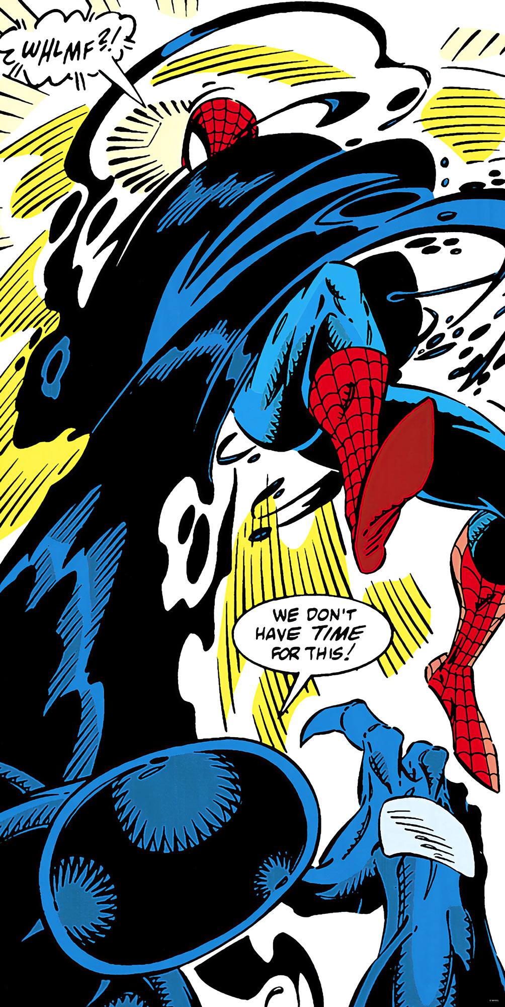 Papier peint Komar - Spider-Man Retro Comic - 100 x 200 cm, HEXOA