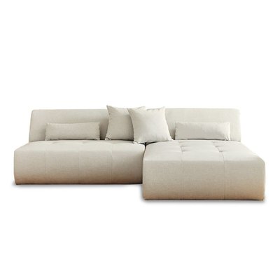 Canapé d'Angle réversible en Tissu 4 places - ONYX LISA DESIGN