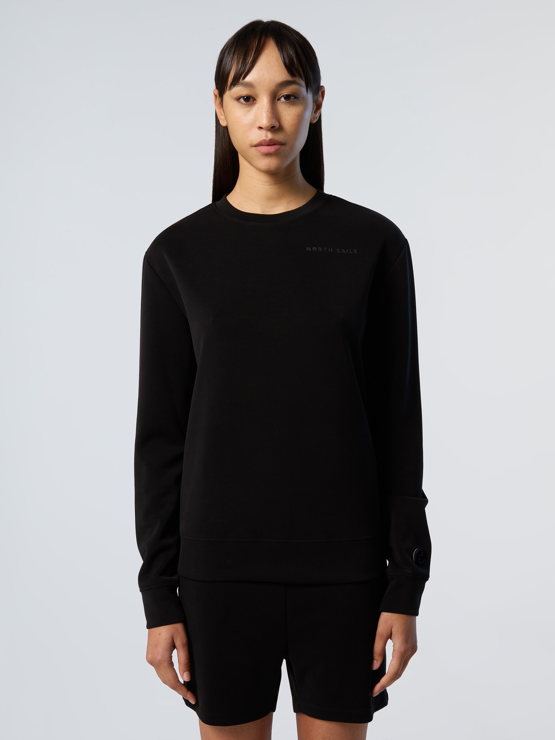 Sweat col rond en modal, NORTH SAILS