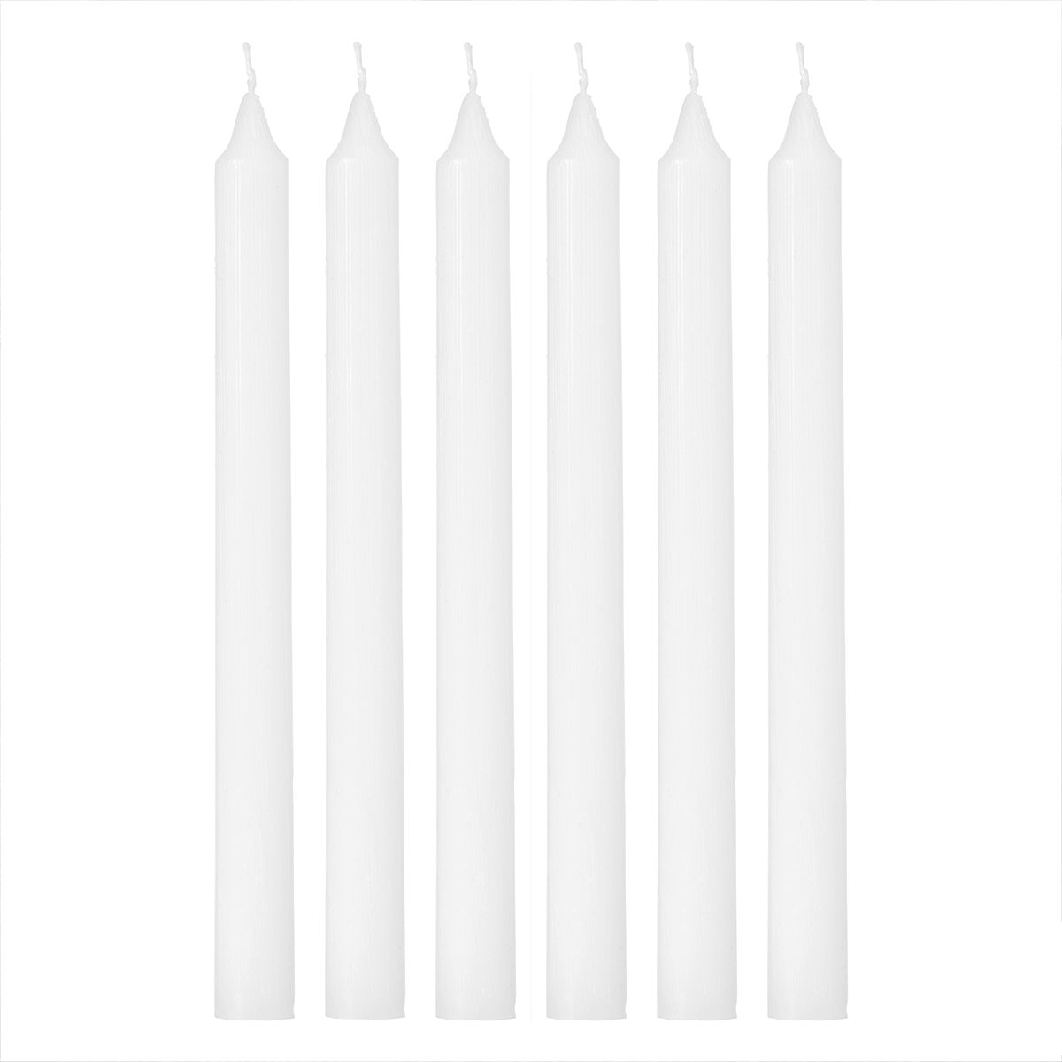 Set de 6 bougies décoratives H25, SIA DECO