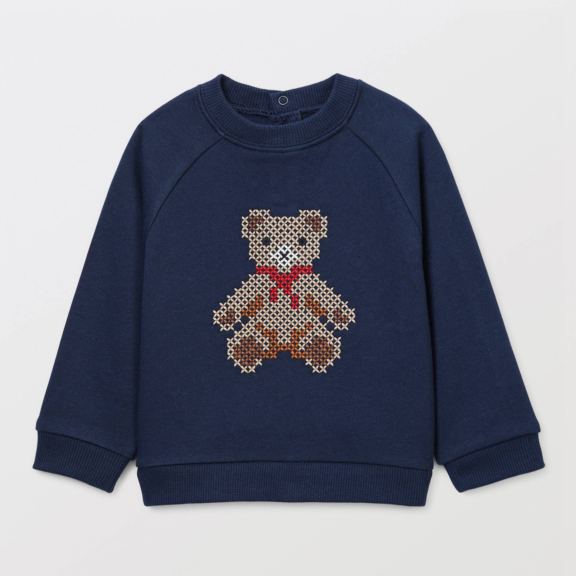 Sweat brodé en coton BIO GOTS, BOUT'CHOU