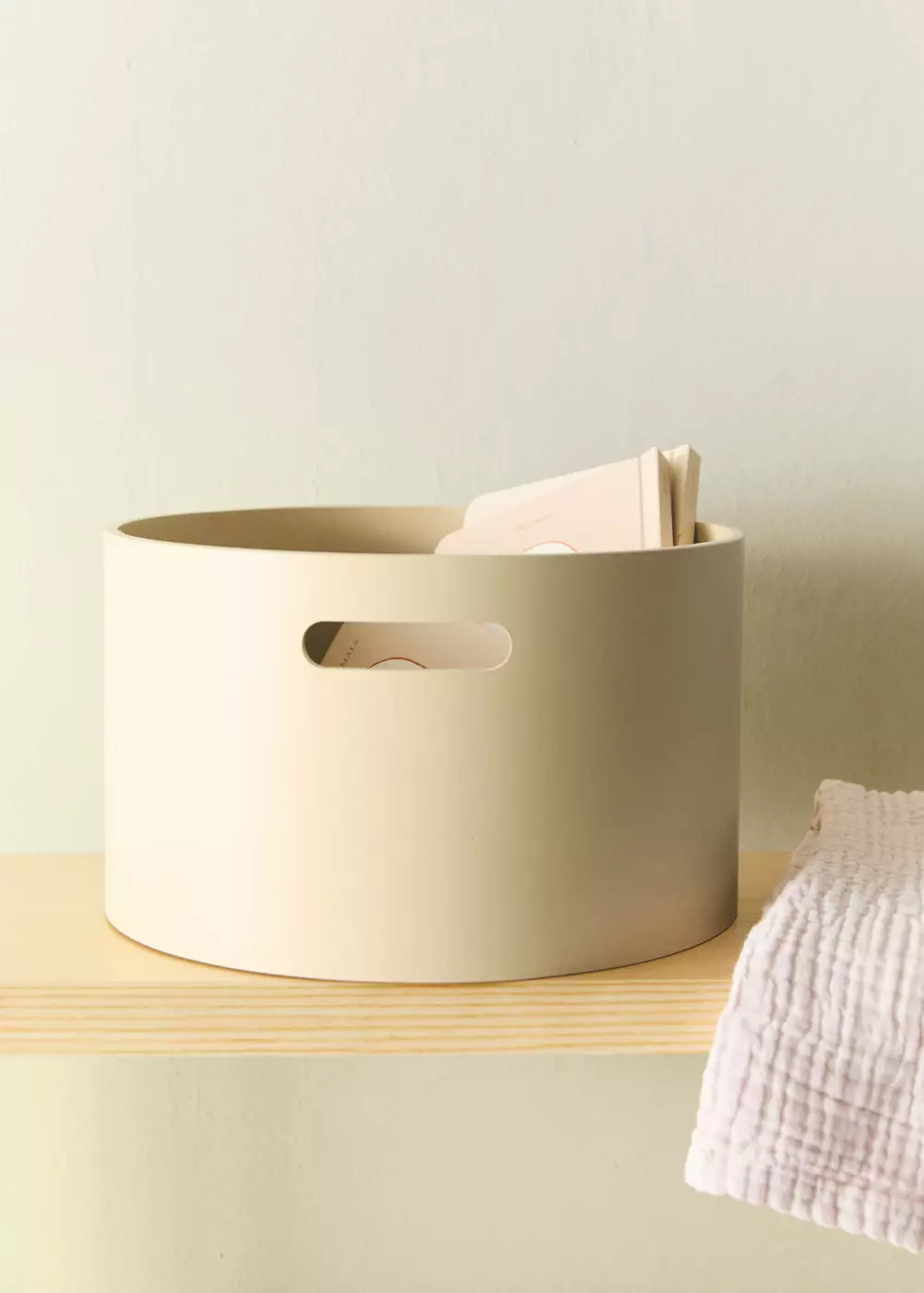 Grande boîte en bois pour enfant avec poignée rectangulaire, MANGO HOME