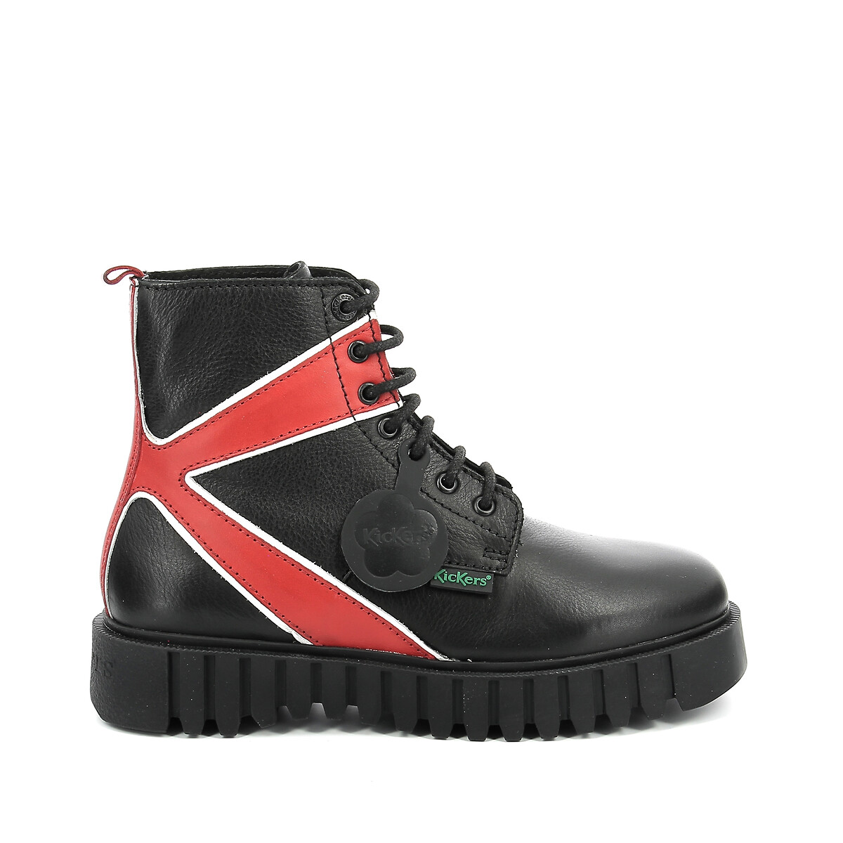 Boots cuir Kick Fabulous La Redoute Femme Chaussures Chaussures compensées & Plateformes Bottes plateforme 