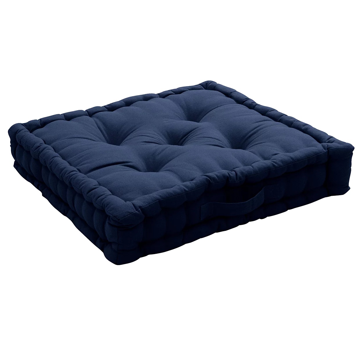 Coussin de sol uni en coton Panama, EDEN