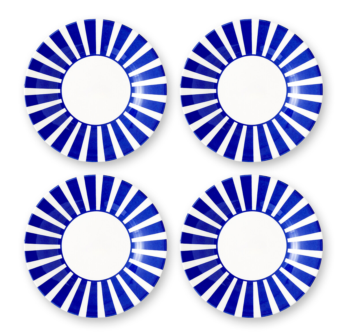Set of 4 Steccato Bold Stripe Side Plates, SPODE