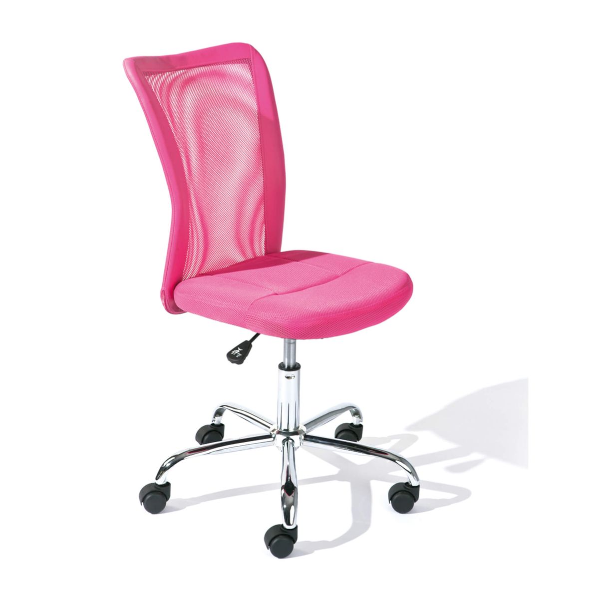 Chaise de bureau design enfant rose steevy - Conforama