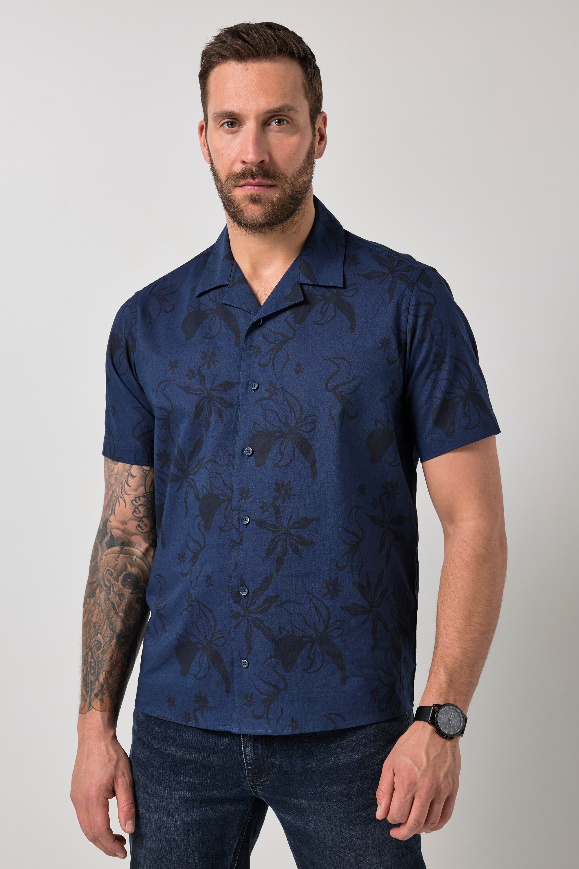 Chemise en lin mélangé, JP1880