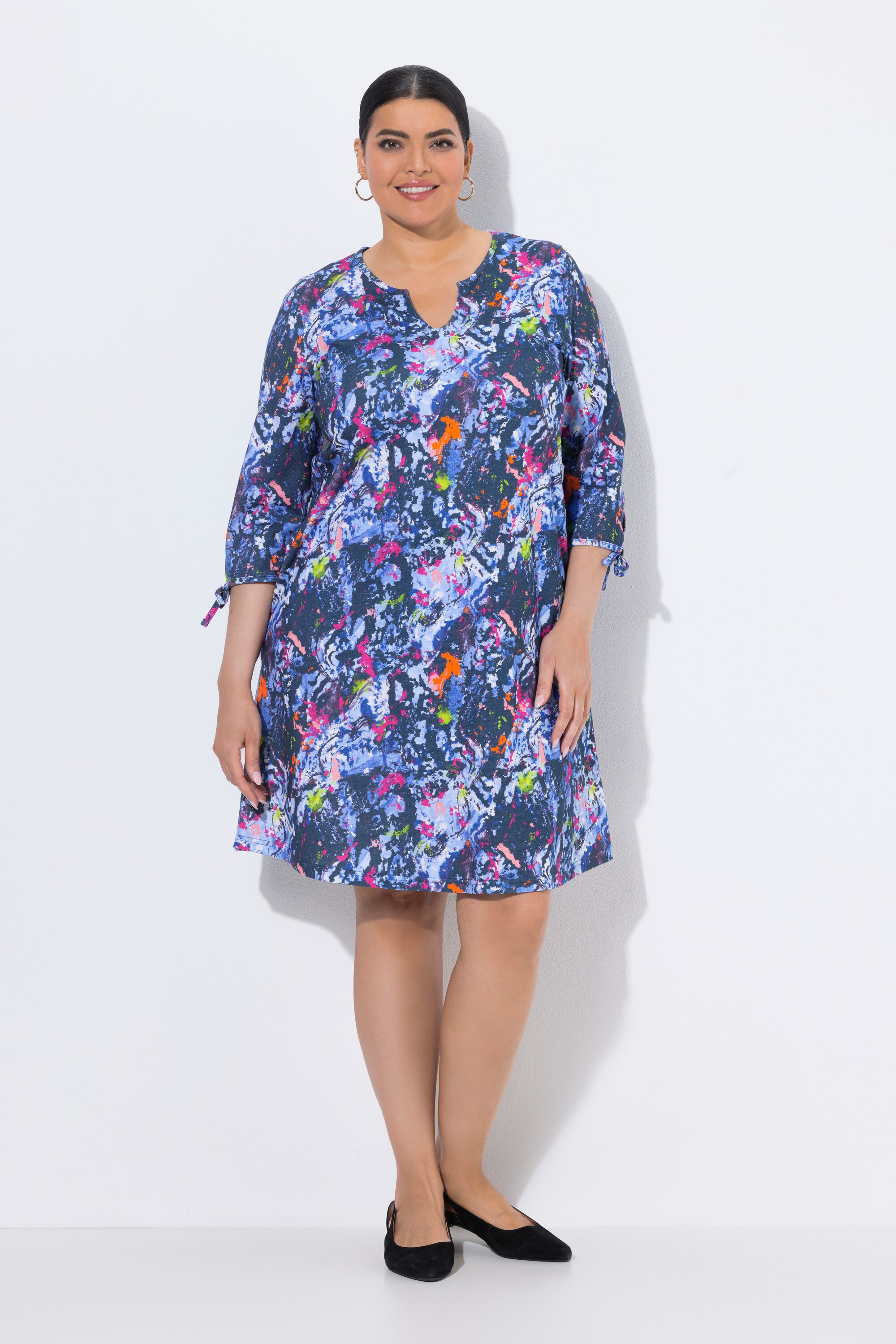 Robe en jersey, coupe évasée, ULLA POPKEN