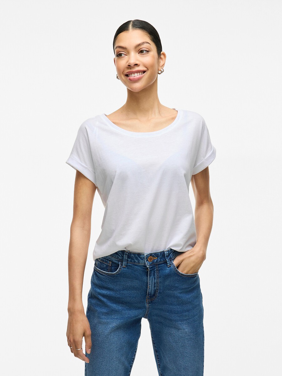 T-shirt en jersey, VILA