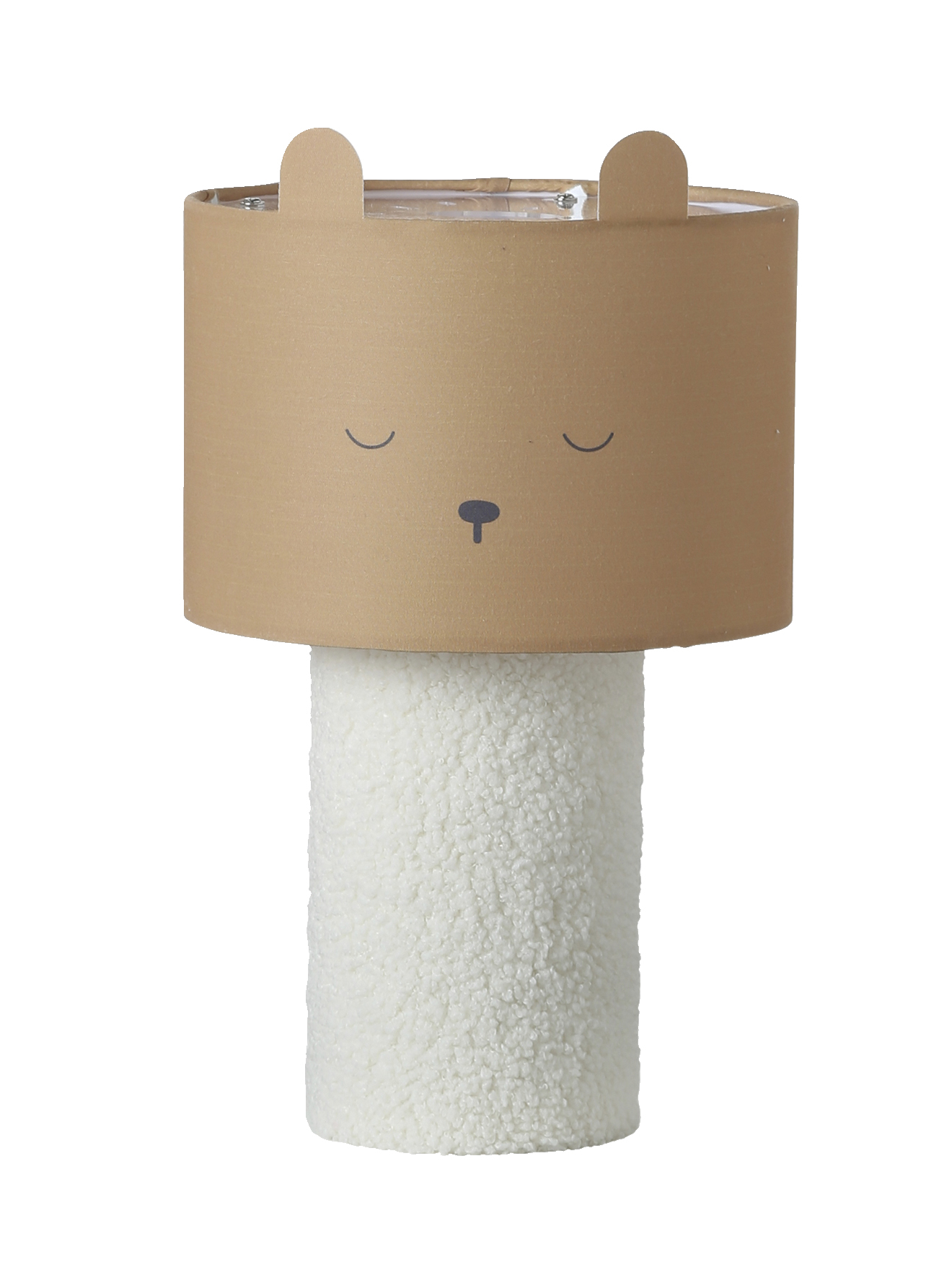 Lampe à poser Ourson pied en bouclette, VERTBAUDET