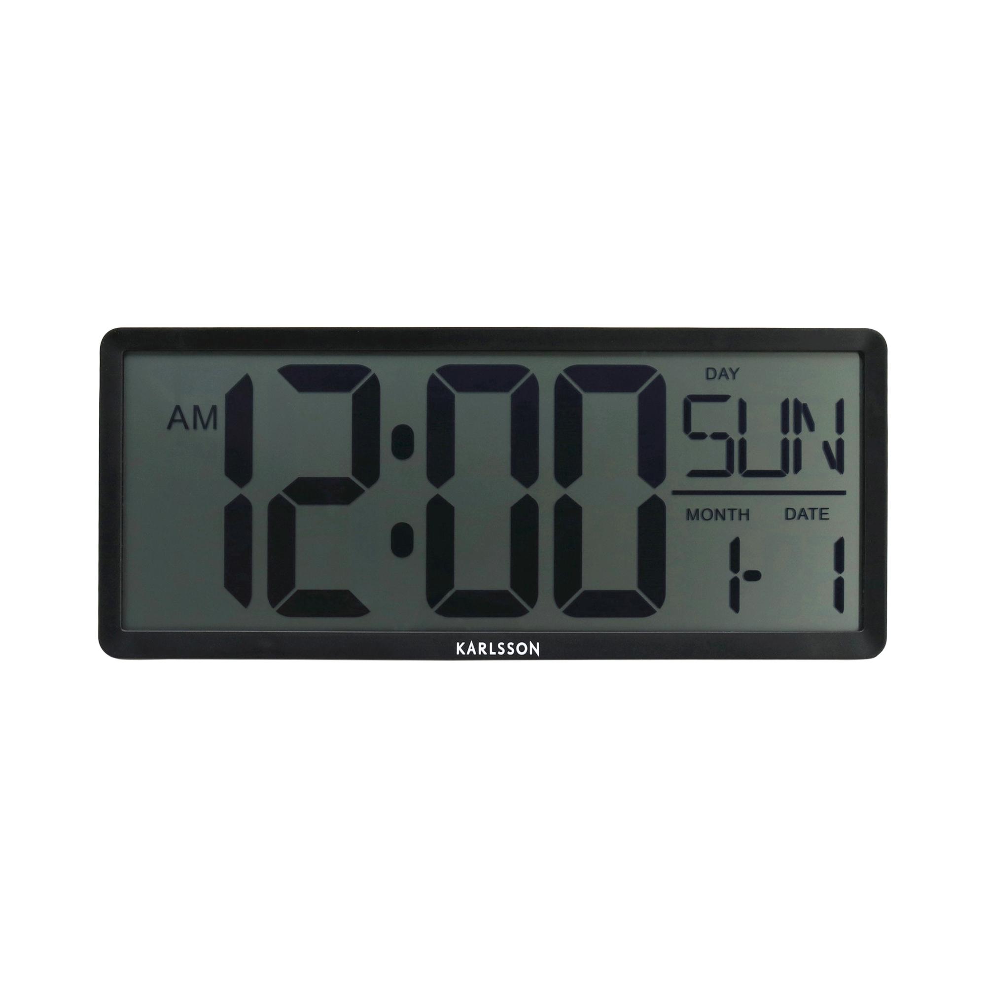 Horloge Murale Thermoplastique RETRO LCD, KARLSSON