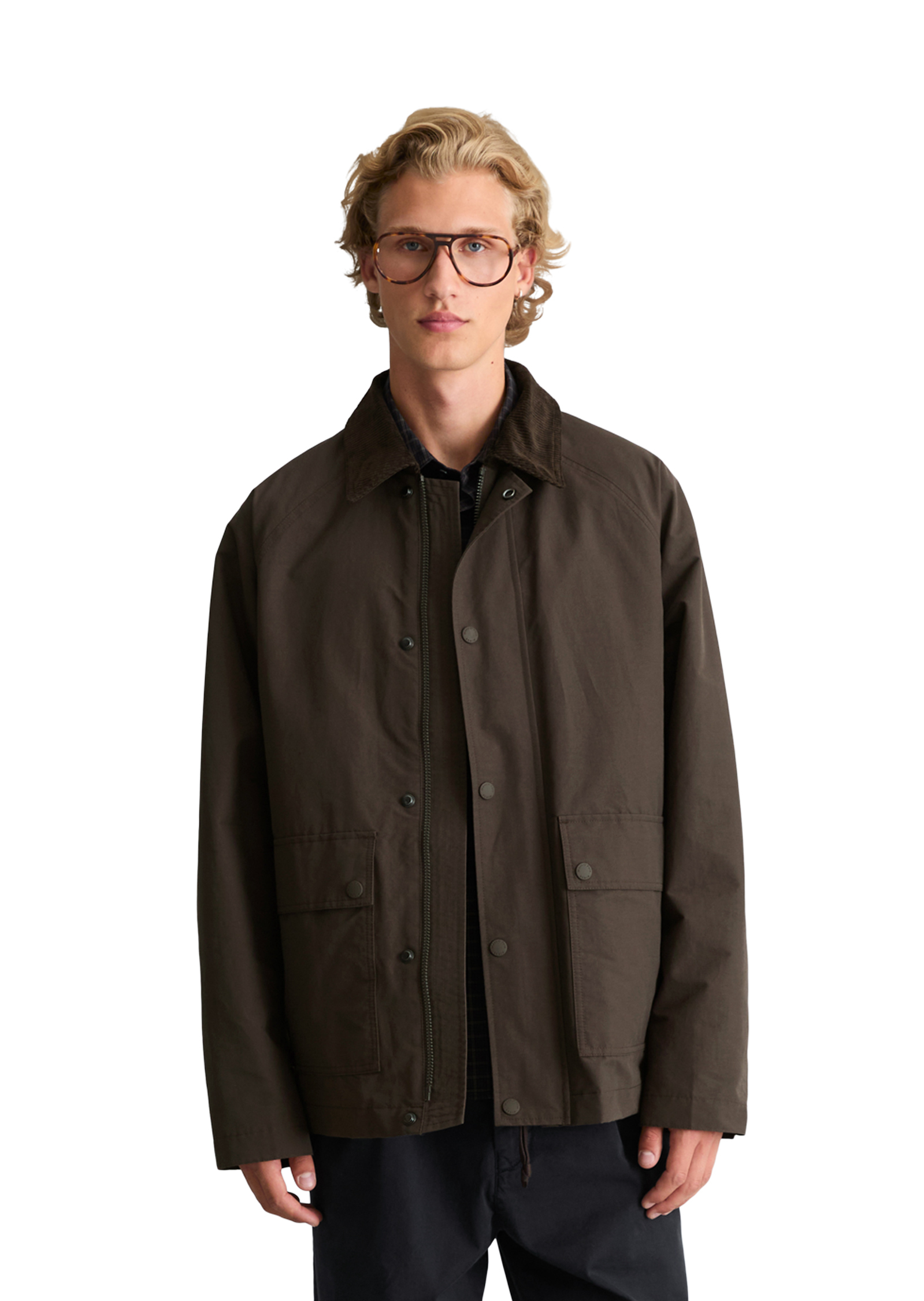 Veste de travail décontractée en mélange de coton bio résistant, MARC O’POLO DENIM