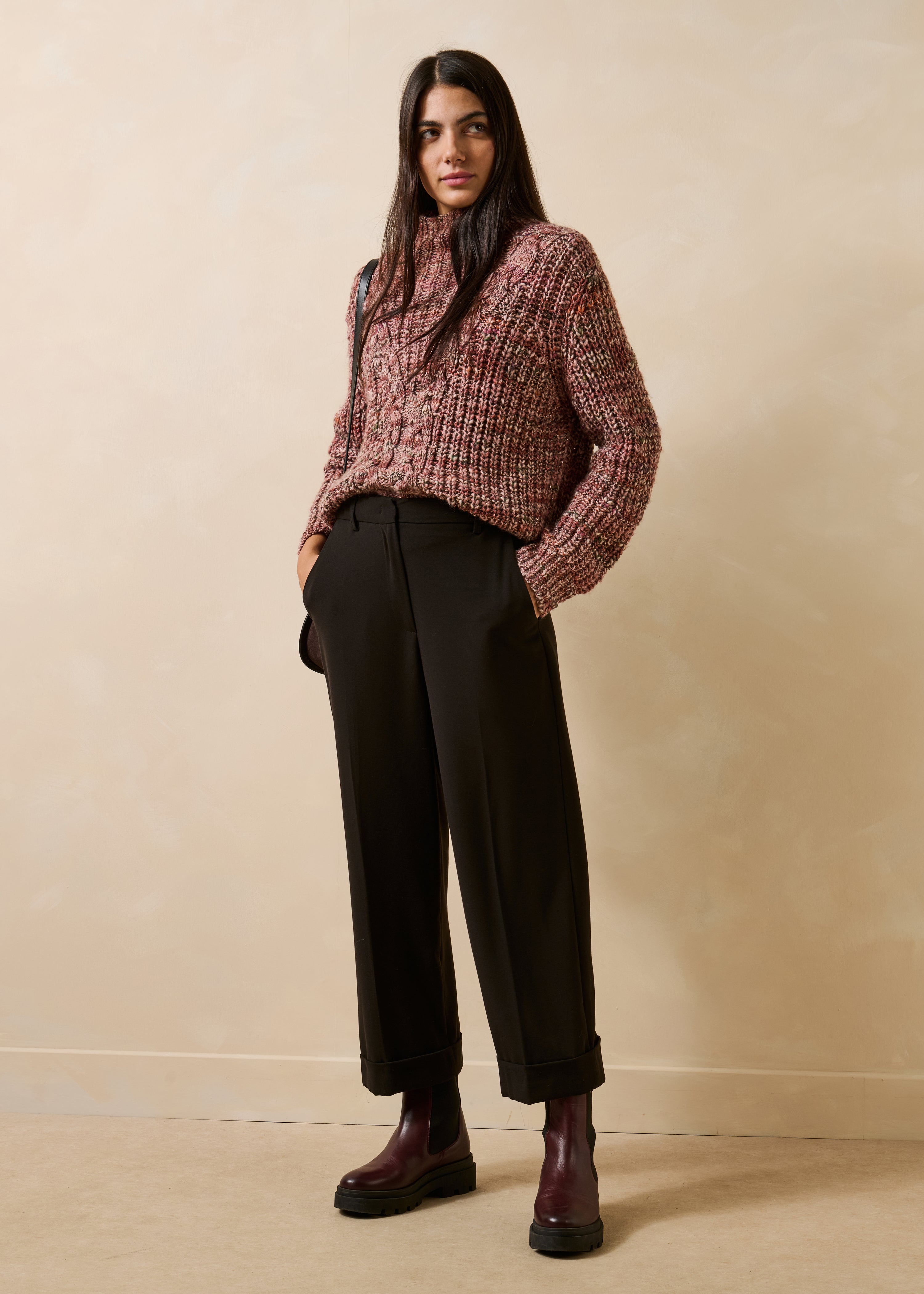 Pantalon 7/8ème droit et large, LA FEE MARABOUTEE