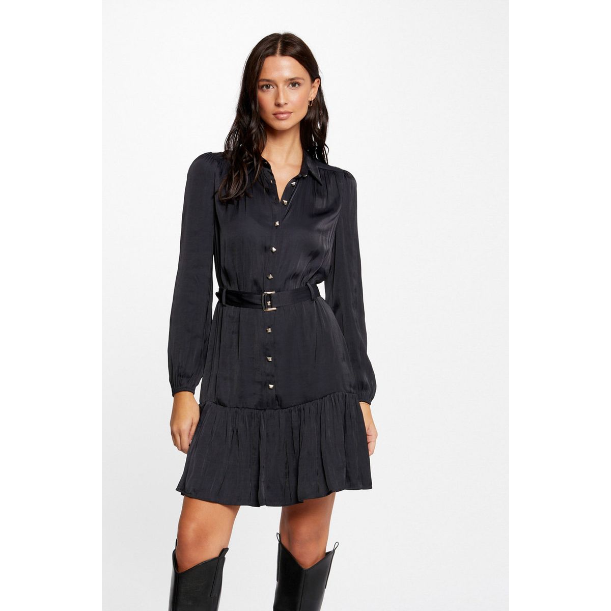 Robe hotsell patineuse satin