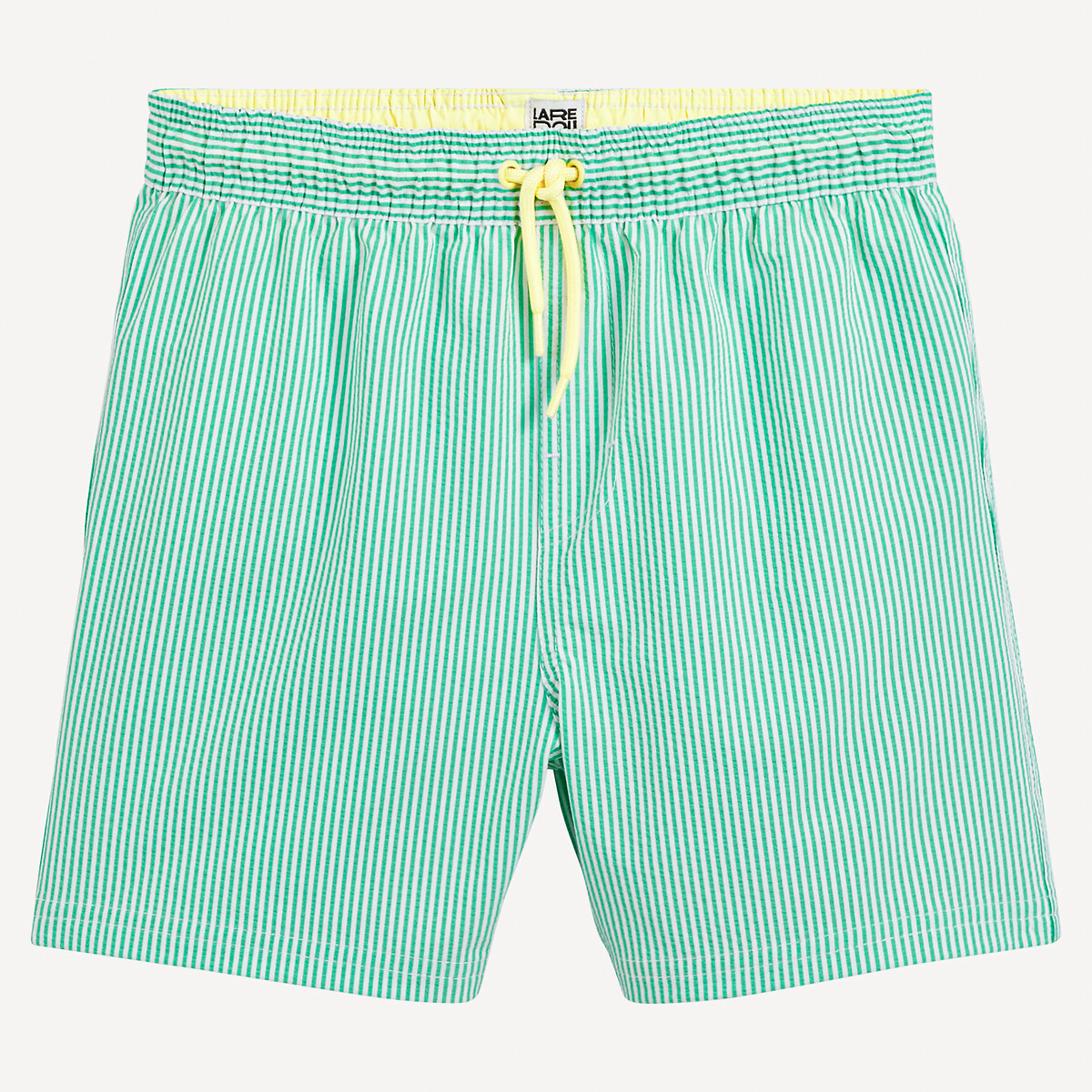 Short de bain à rayures