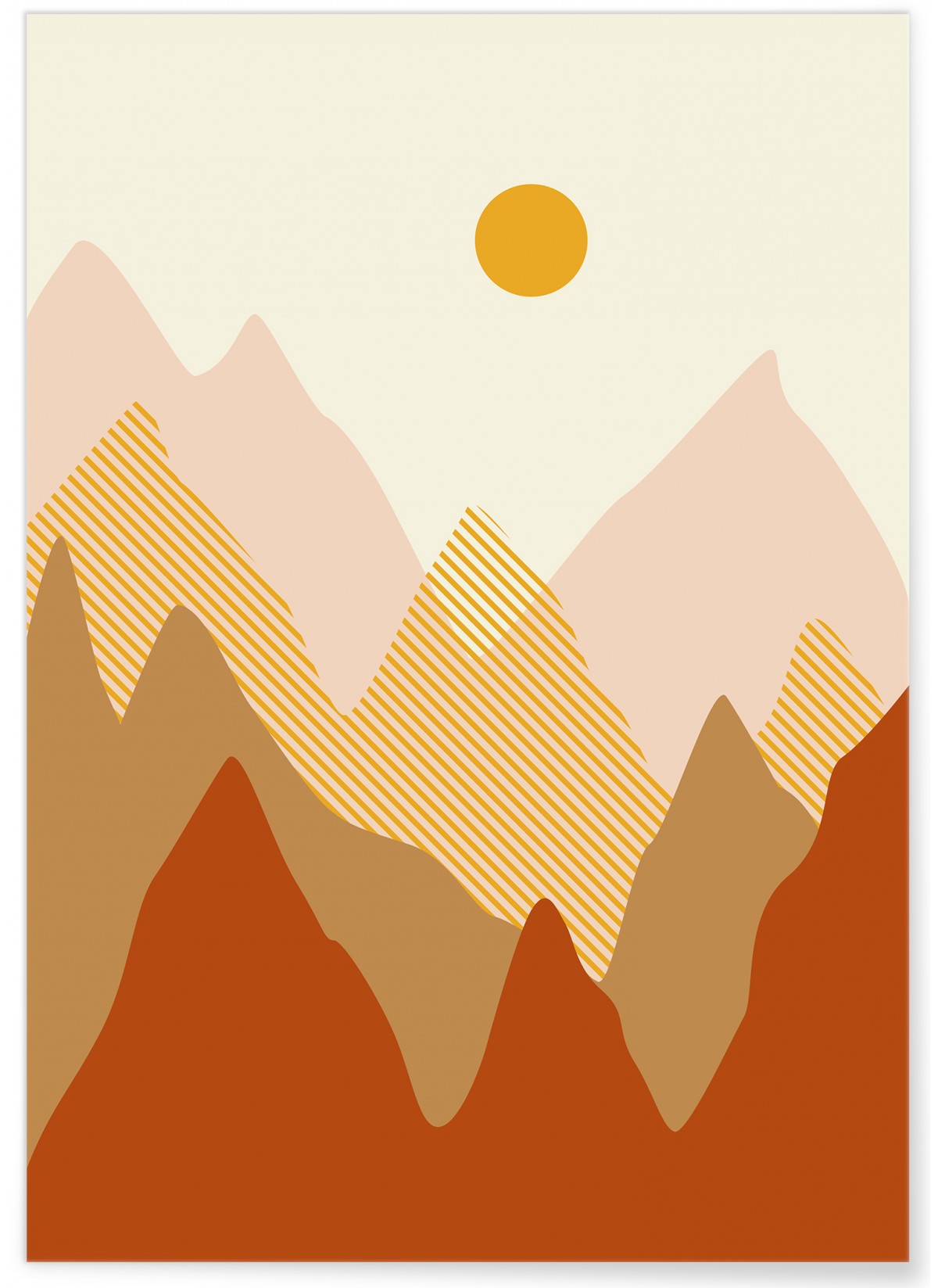 Affiche Abstract Landscape 6, L'AFFICHERIE