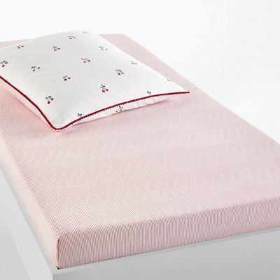 Griotte Organic Cotton Fitted Sheet LA REDOUTE INTERIEURS