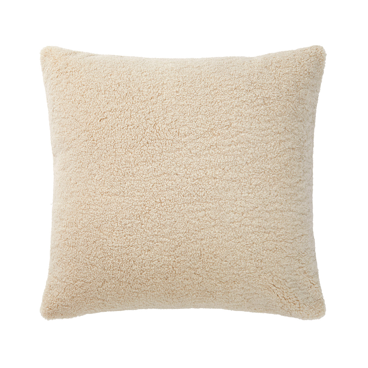 Housse de coussin en synthétique beige, NORTE, BOSS HOME