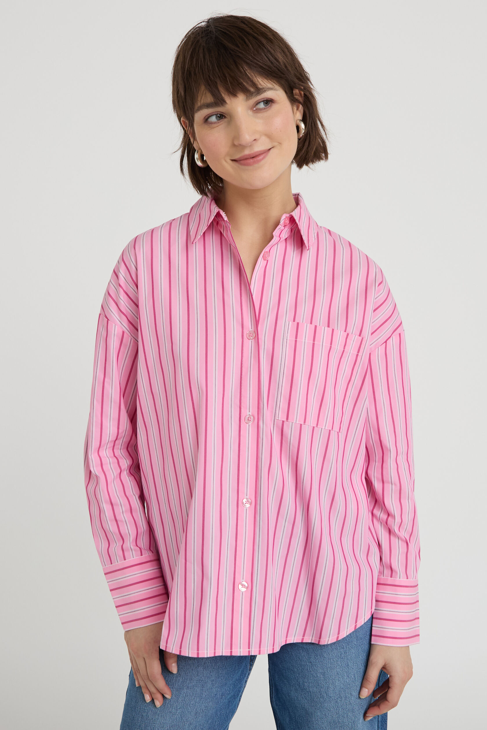 Chemise oversize col classique, CACHE CACHE