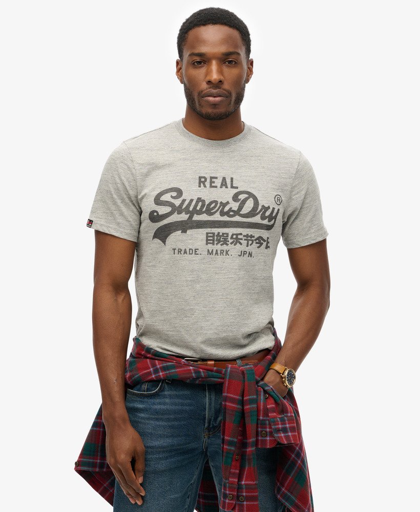 T-shirt à logo Vintage, SUPERDRY