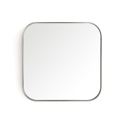 Miroir carré nickel satiné, H55cm, Caligon AM.PM