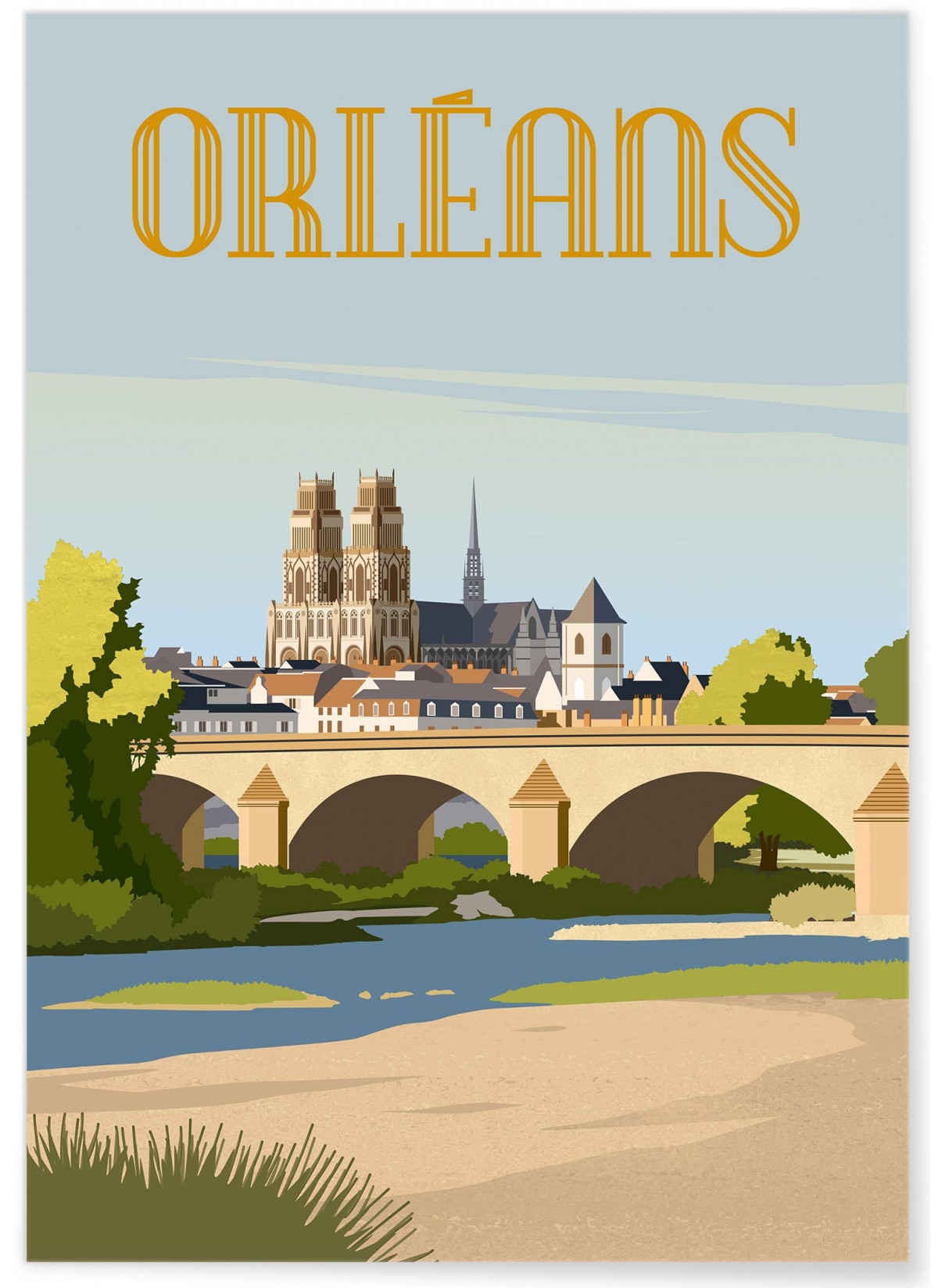 Affiche ville Orléans 4, L'AFFICHERIE