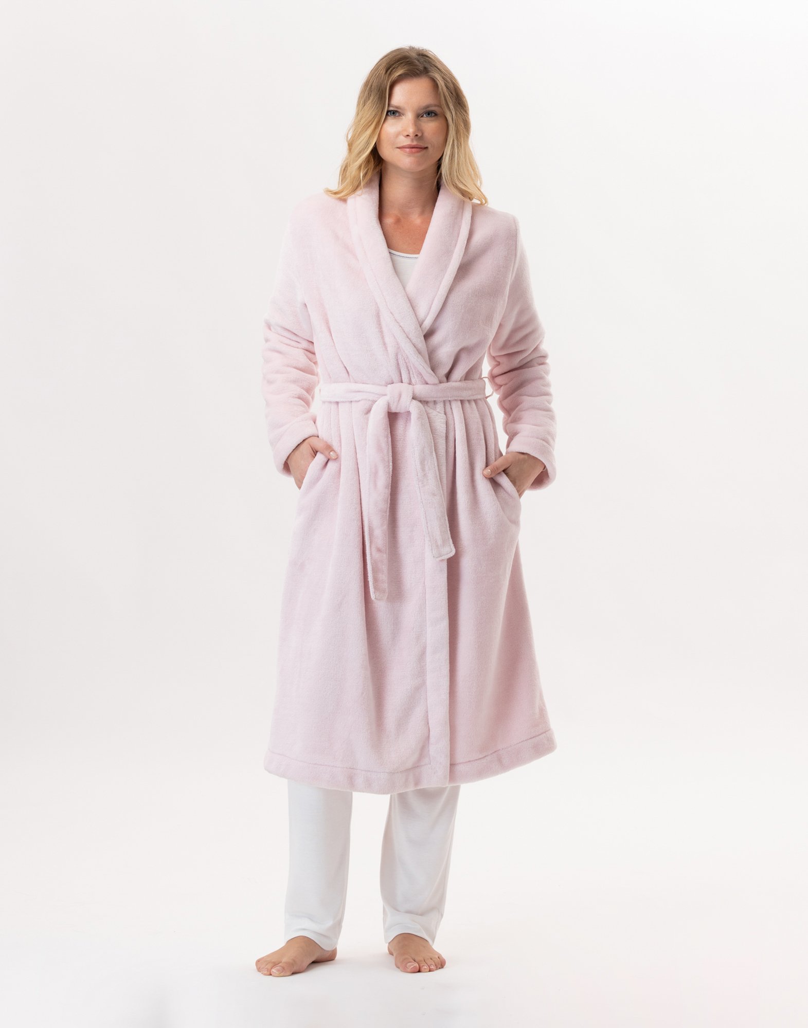 Peignoir en peluche flanelle ESSENTIEL H61B, LE CHAT