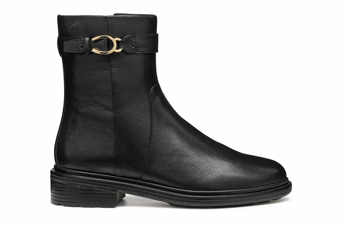 Walk Pleasure Ankle Boots in Breathable Leather, GEOX