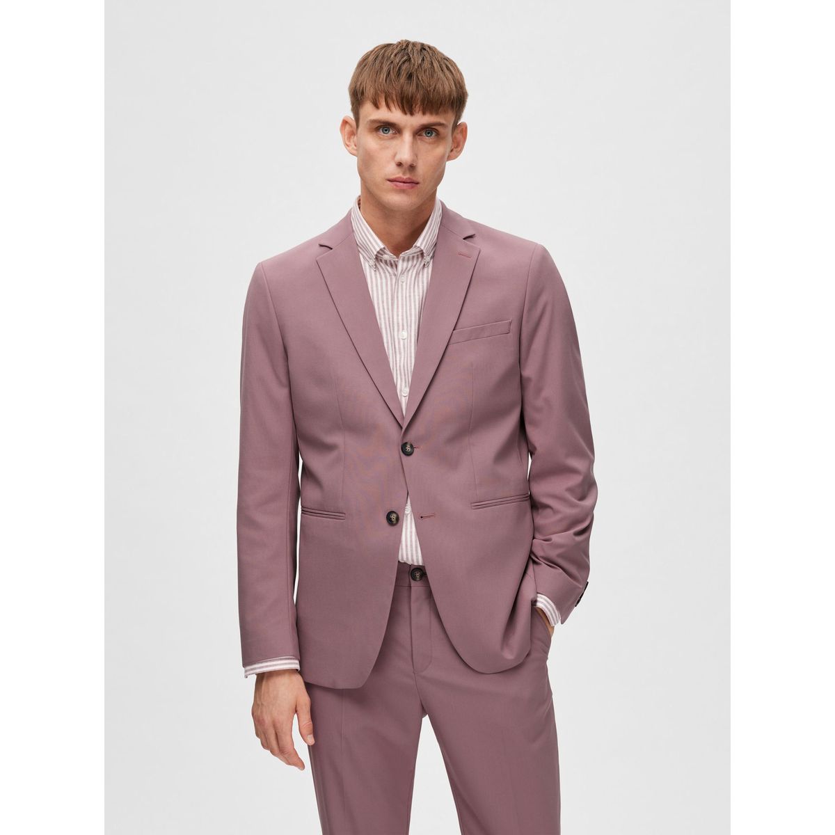 Blazer discount rose homme