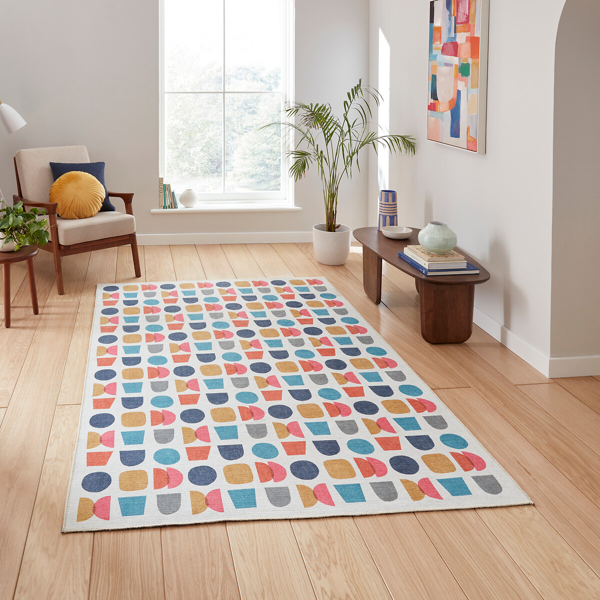 Cathering Lansfield Modern Geometric Washable Rug, CATHERINE LANSFIELD
