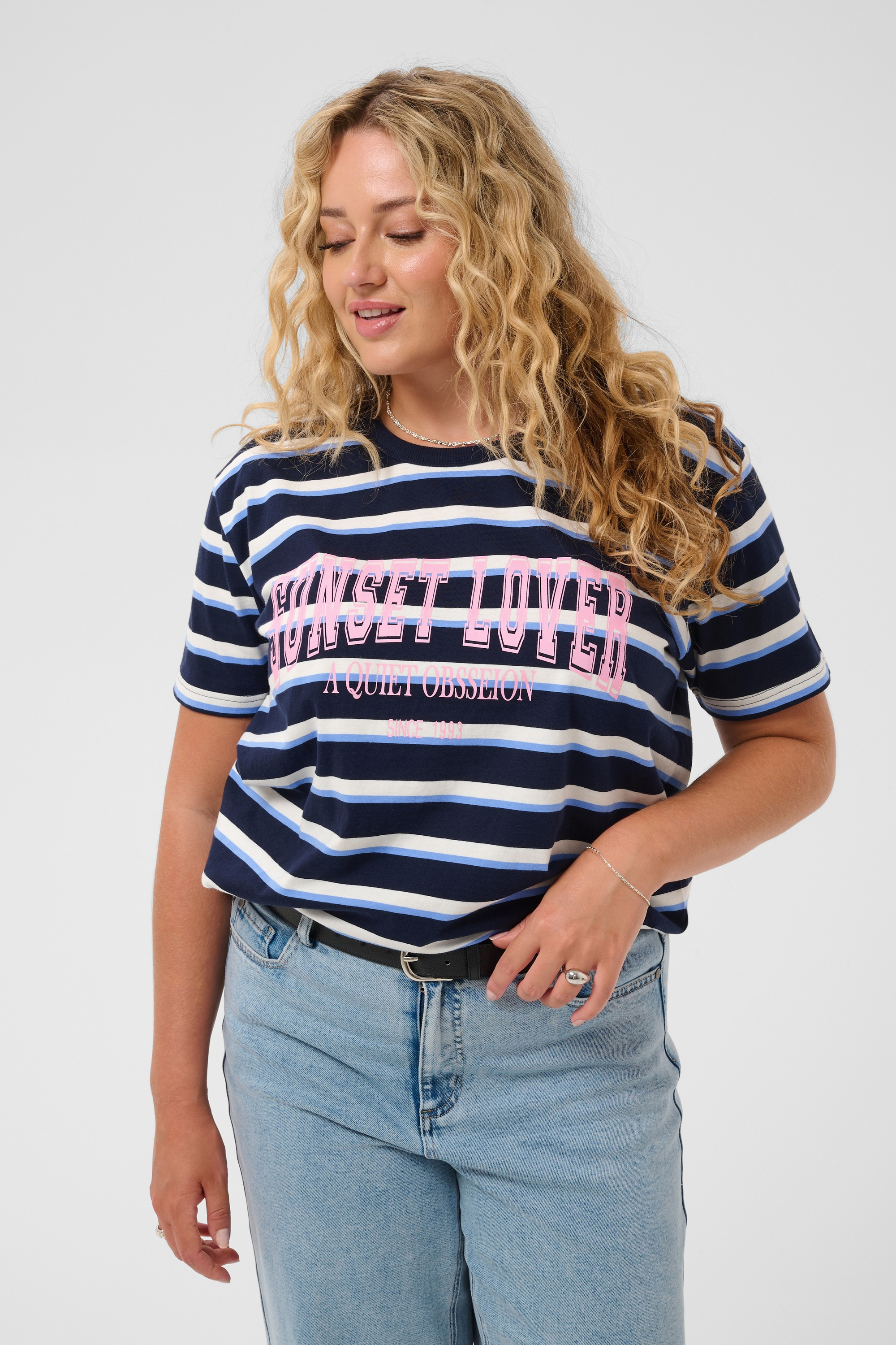 T-shirt à manches courtes, KAFFE CURVE