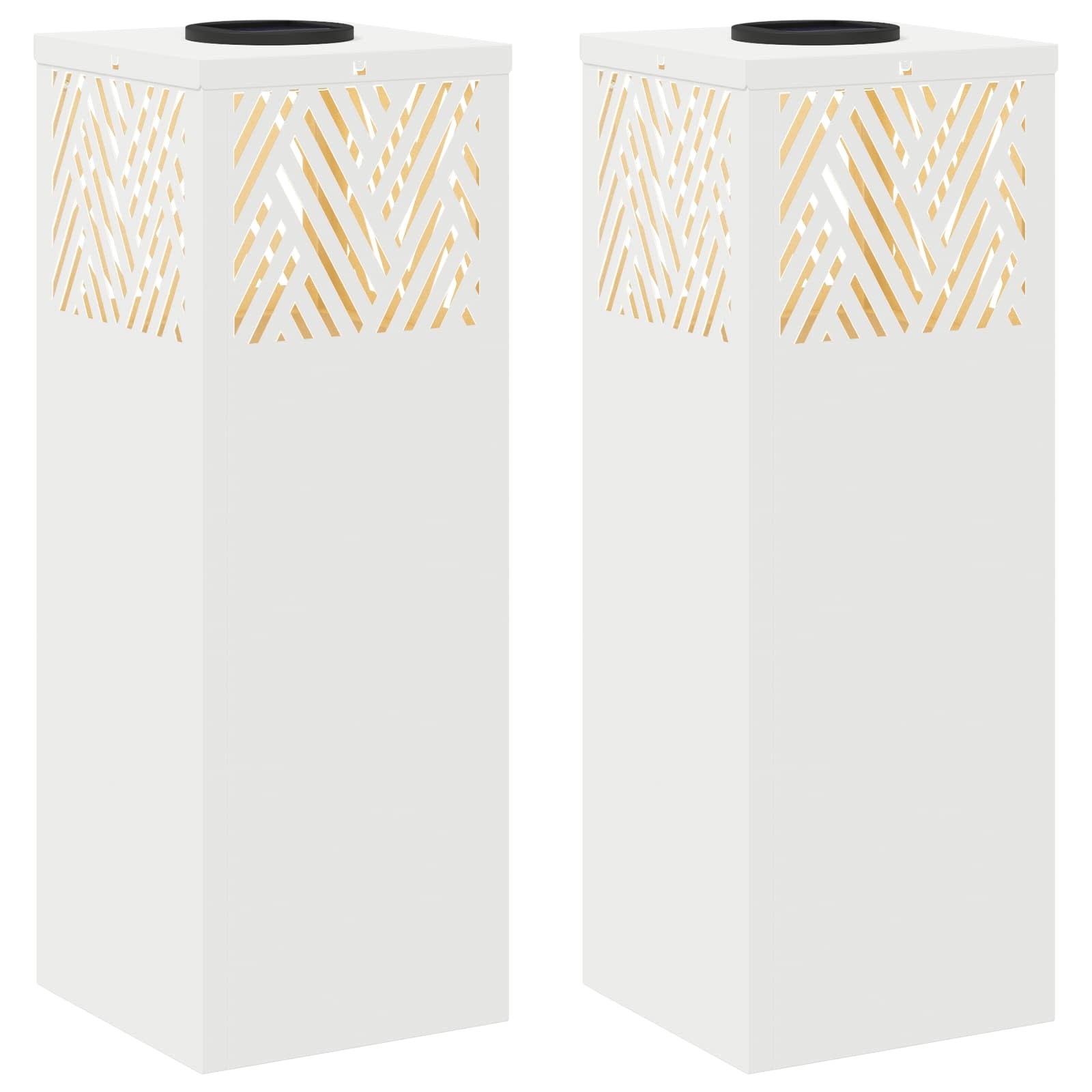 Lot de 2 lampes de chemin solaire LED extérieur, HOME MAISON