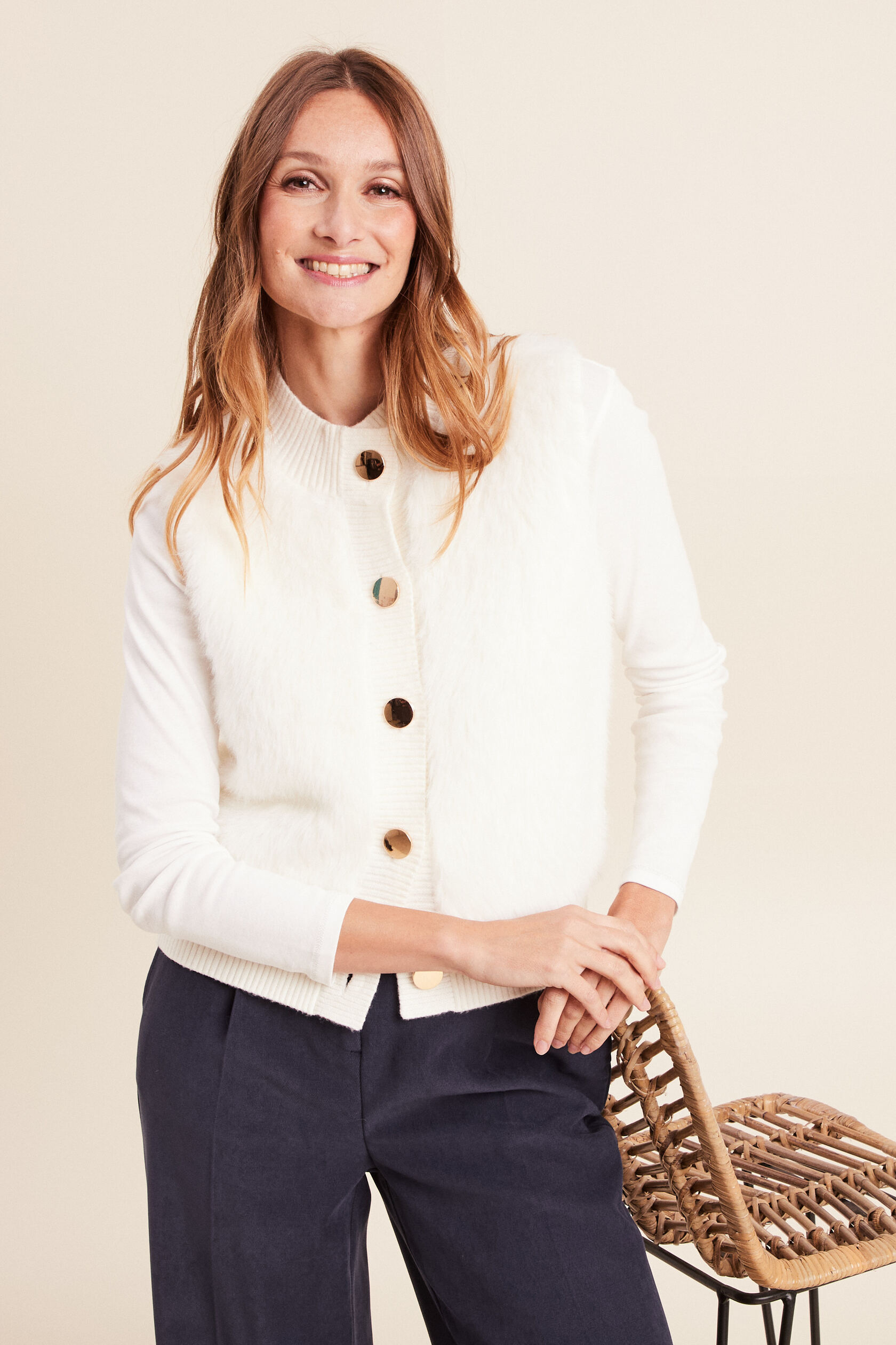 Gilet sans manches duveteux, BREAL